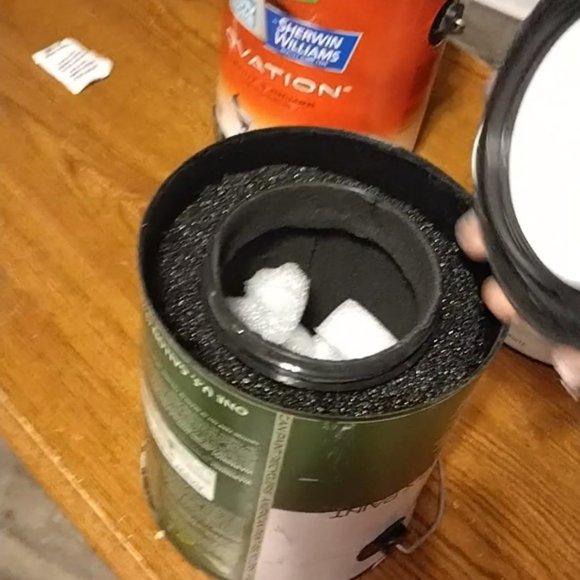 Secret Stash Used Paint Can Concealed Compartment